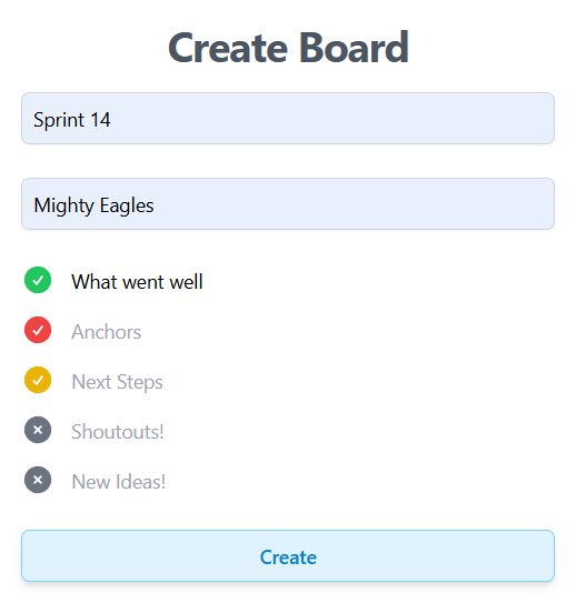 Create Board